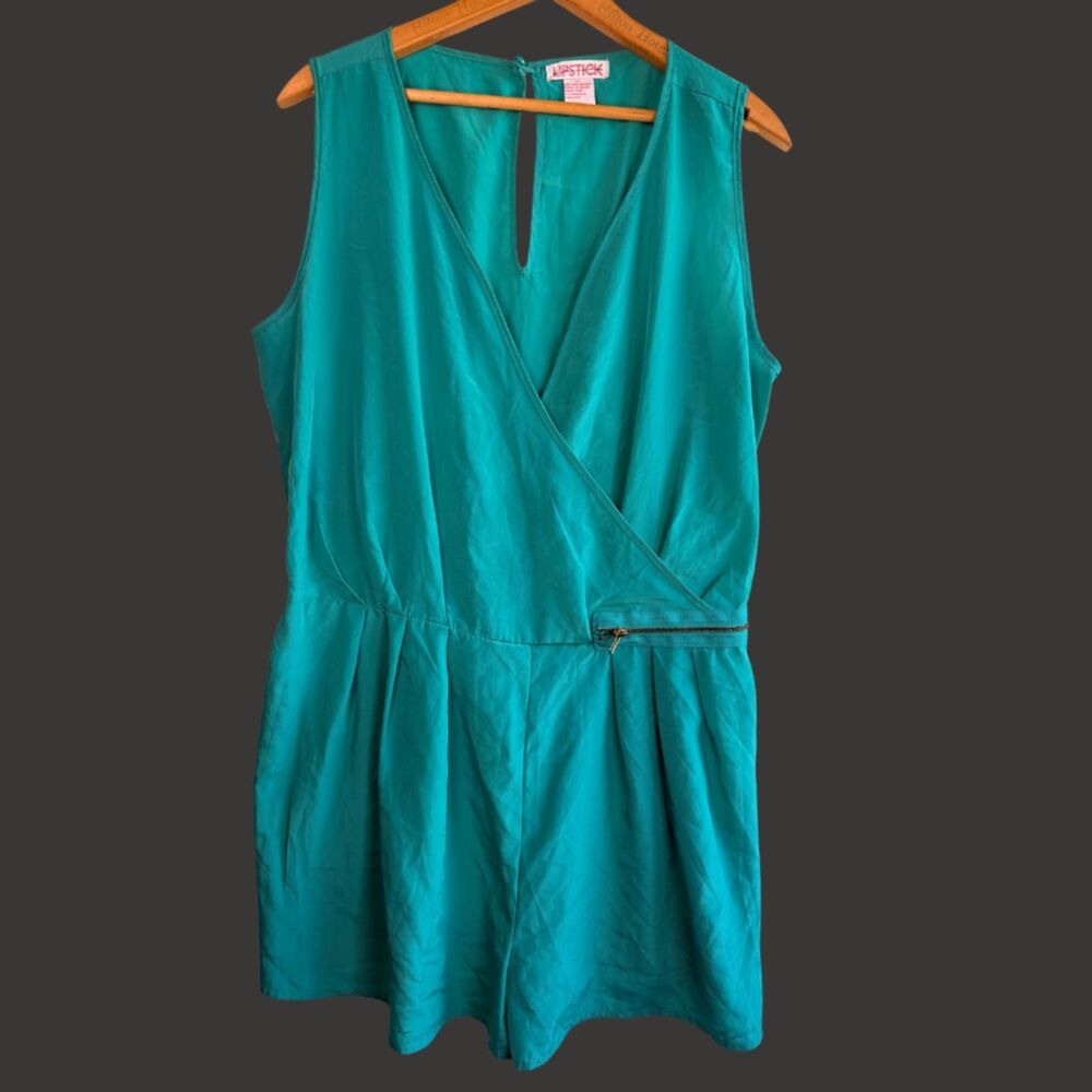 Vintage 90’s Lipstick Sleeveless Romper